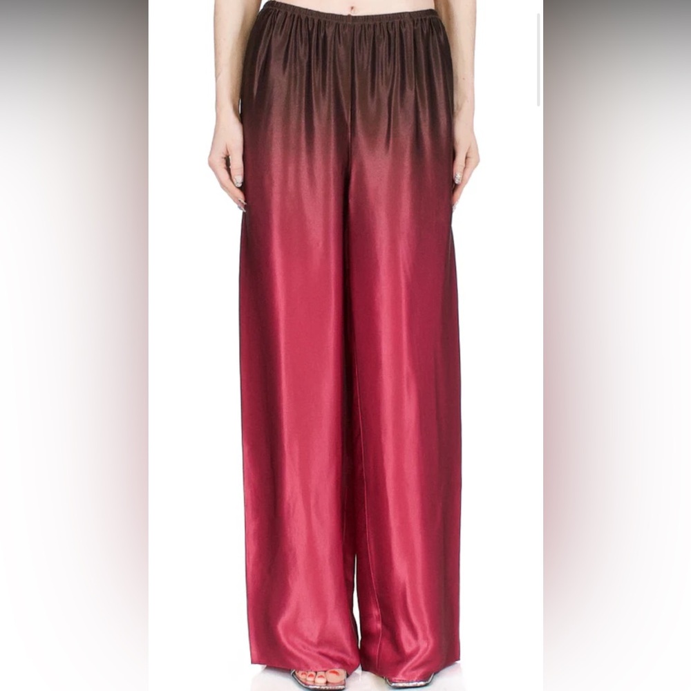 Vince wide leg ombré satin pants - Picture 1 of 4